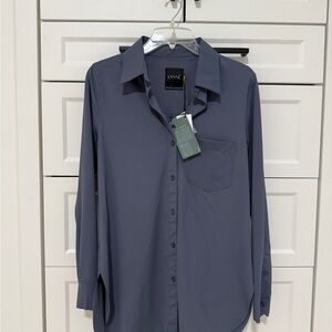 NEW Lysse Women’s Slate Button Down Shirt